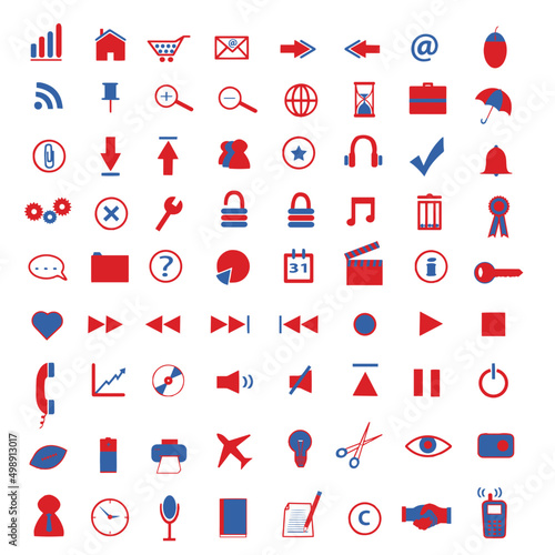 72 Vector Web Icons