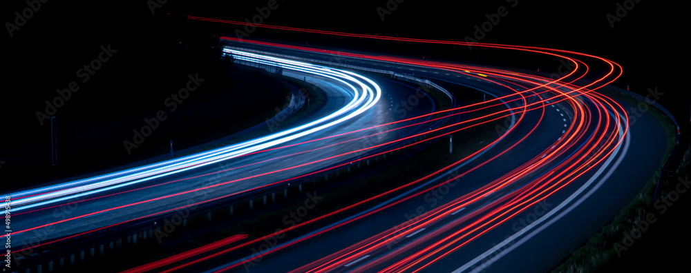 lights of cars with night. long exposure, light lines lights of cars with night. long exposure, light lines