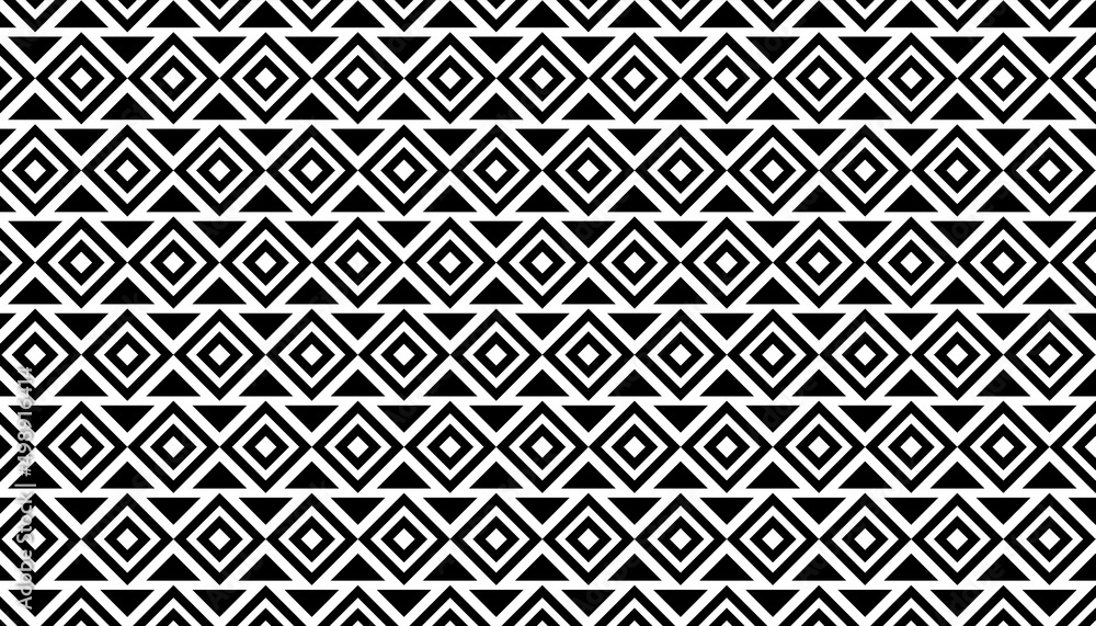 Abstract Aztec pattern. Tribal, zigzag, chevron, seamless patterns isolated on white background. 