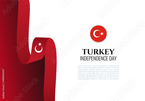 Turkey independence day background for celebration on October 29.