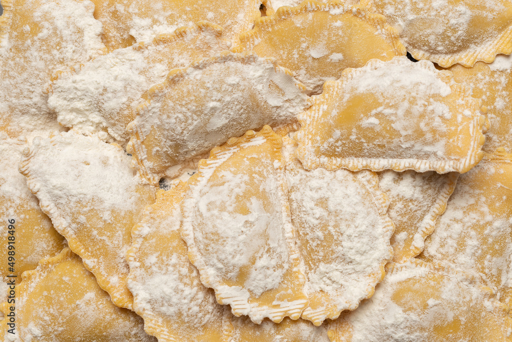 Raw ravioli as background. Healthy italian food. Raw ravioli as background. Healthy italian food.
