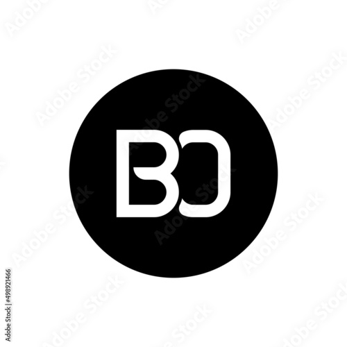 Photos Initial Letter BO Logo Design Vector Template