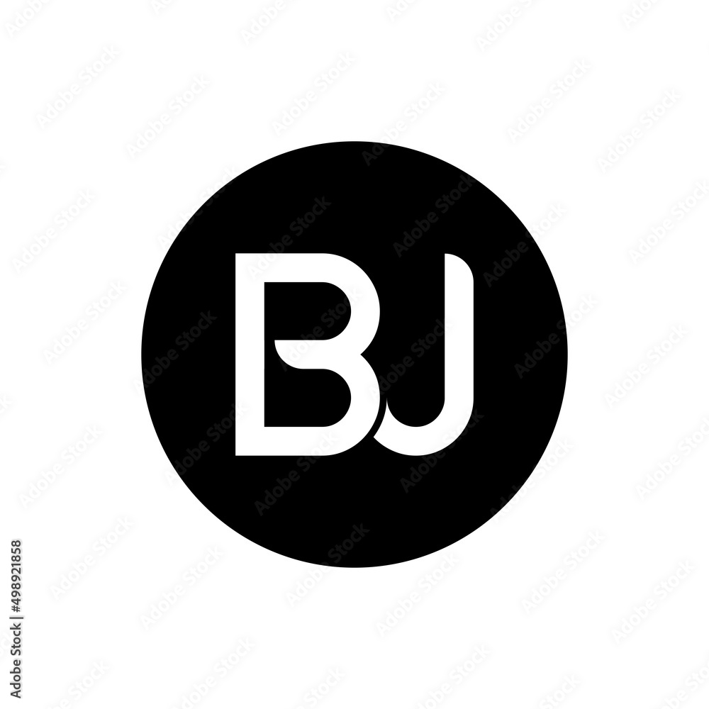 Initial Letter BJ Logo Design Vector Template. Typography BJ Letter Logo Design. Initial Letter BJ Logo Design Vector Template. Typography BJ Letter Logo Design.