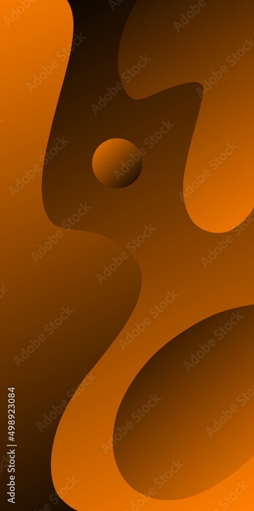 Black and orange abstract gradient fluid wallpaper. Abstract mobile wallpaper with beautiful geometric shapes. Abstract wallpaper colorful. Dark orange wallpaper. Black and orange abstract gradient fluid wallpaper. Abstract mobile wallpaper with beautiful geometric shapes. Abstract wallpaper colorful. Dark orange wallpaper.