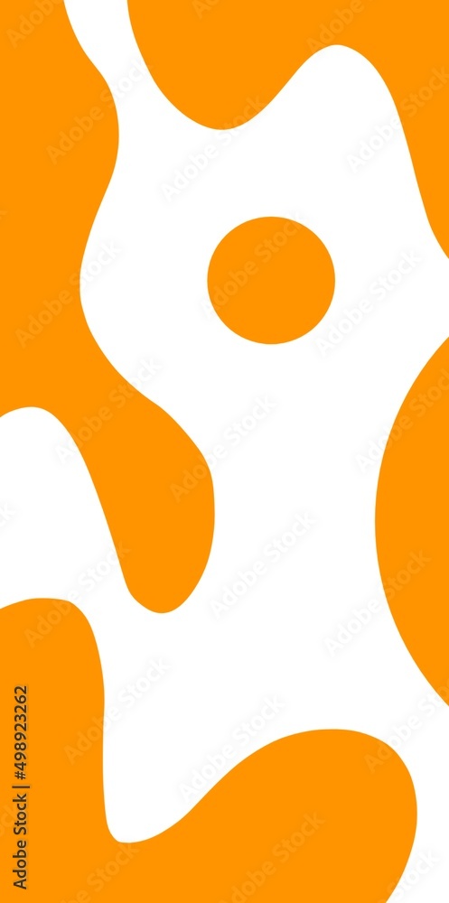 Orange abstract gradient fluid wallpaper. Abstract mobile wallpaper with beautiful geometric shapes. Abstract wallpaper with water shapes. Orange abstract gradient fluid wallpaper. Abstract mobile wallpaper with beautiful geometric shapes. Abstract wallpaper with water shapes.