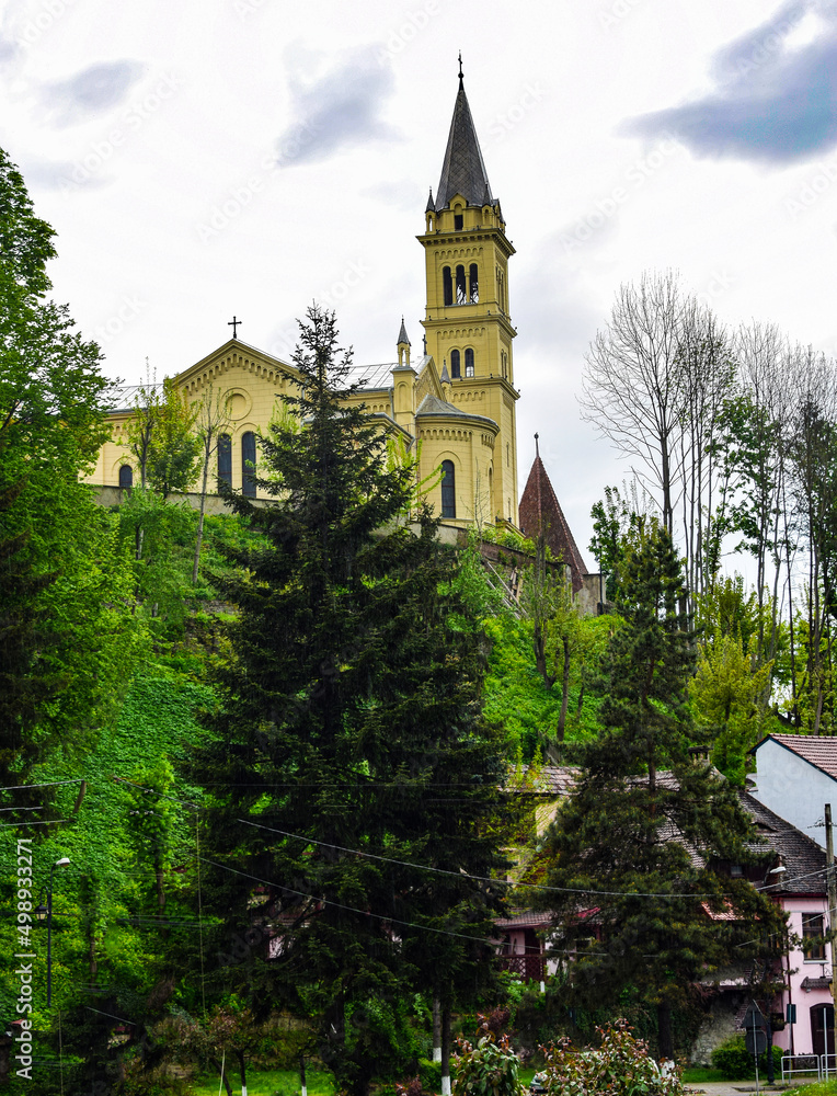 The Catholic Church in the city of Sighisoara 72 The Catholic Church in the city of Sighisoara 72