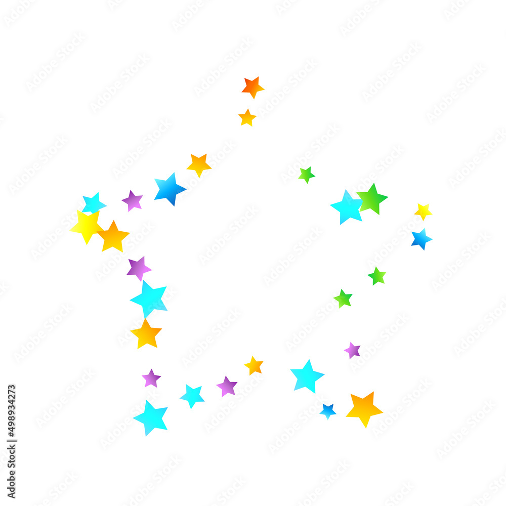 Rainbow Festive Confetti. Carnival Star Falling. Rainbow Festive Confetti. Carnival Star Falling.