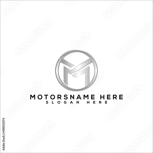 business logo design Creative Initials Letters (m) logo design graphic style used auto truck