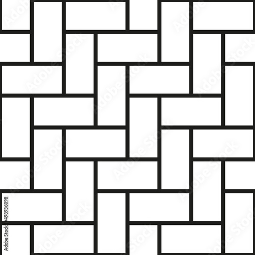 Herringbone parquet laminate floor wall texture. Vintage herringbone wooden floor seamless pattern