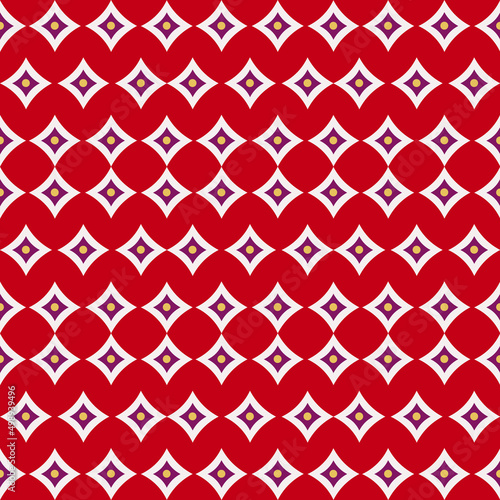 Illustration of tiles textured pattern