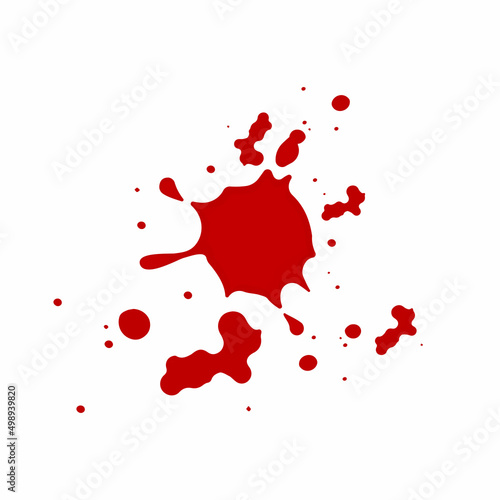 Drops of blood. Blood vector illustration