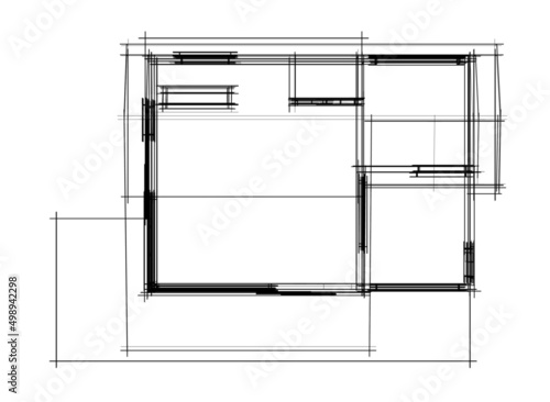house sketch drawing