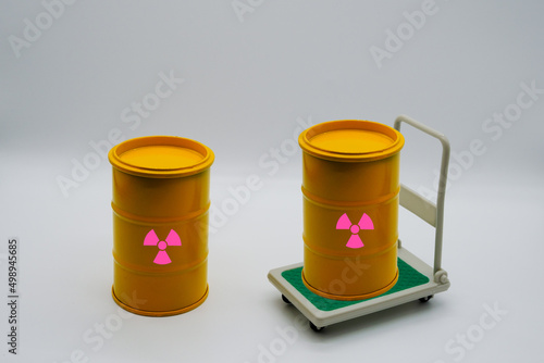 放射性廃棄物のドラム缶