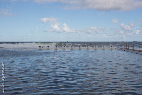 Wallpaper Mural Ocean Baths Swimmers Blocks Torontodigital.ca