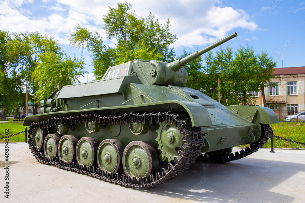 Soviet light tank T-70