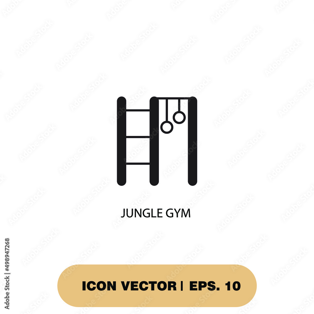 jungle gym icons symbol vector elements for infographic web jungle gym icons symbol vector elements for infographic web