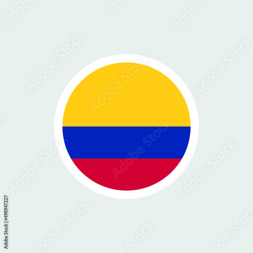 Free Download Colombia flag. Colombian flag, horizontal tricolor: yellow, blue, red. State symbol of the Republic of Colombia. - GFXLoad