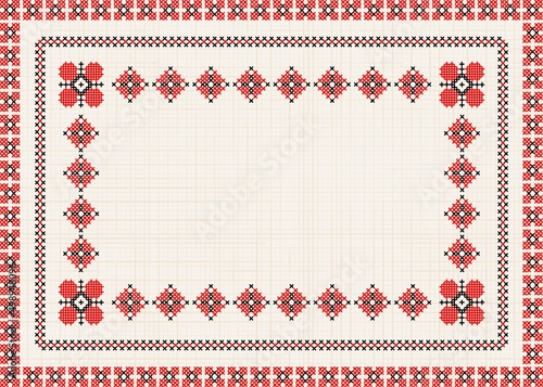 Ukrainian patterns. Sample.