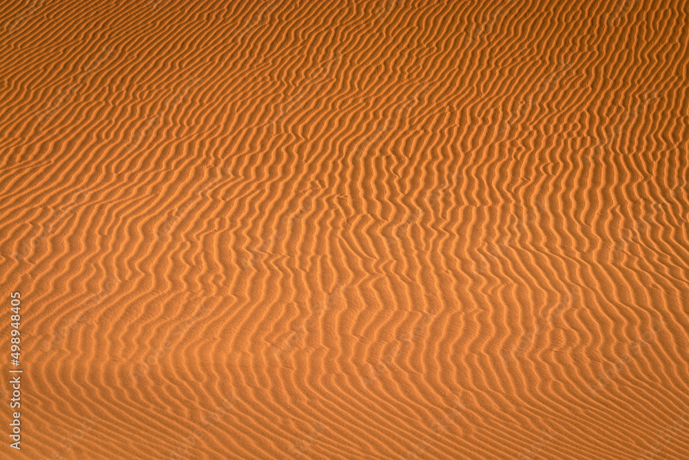 Sand formations in the desert