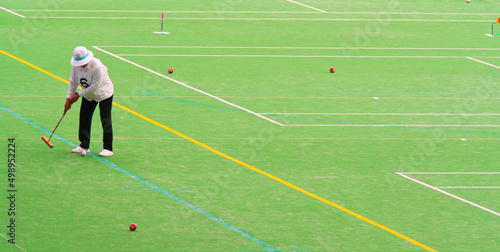 老人のスポーツ　ゲートボール © Orange Bowl