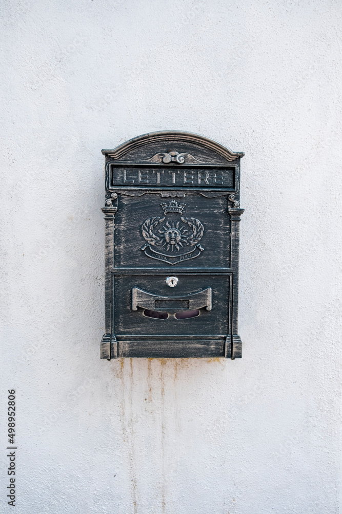 old vintage post box