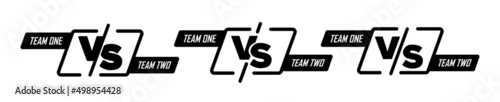 Versus screen. Vs battle or duel. Vector background