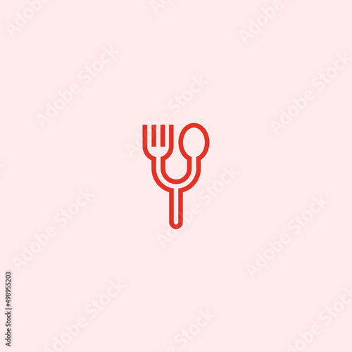 food y logo or restaurant logo