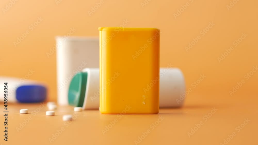 artificial sweetener container on table artificial sweetener container on table