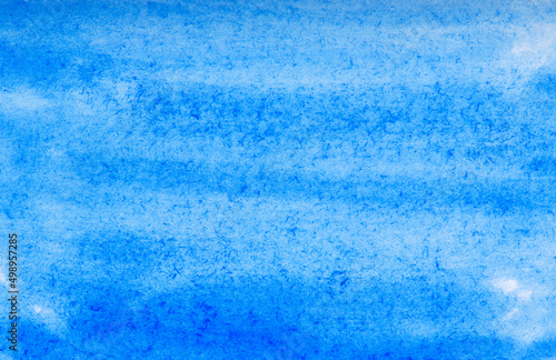 Abstract blue background in watercolor style