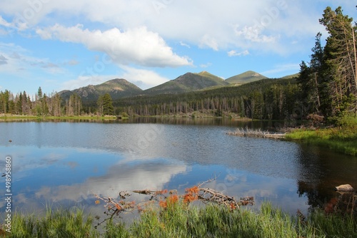 Sprague Lake in Rocky Mountains