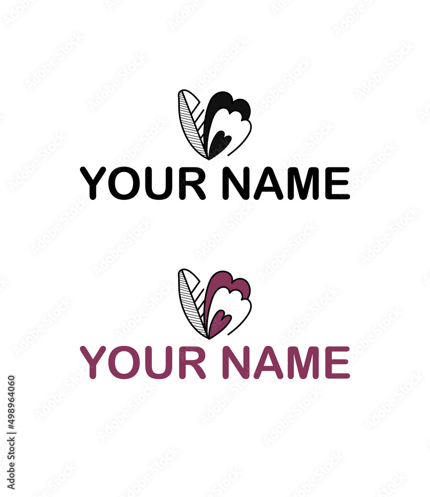 logo design for a personal brand, a company with a personal name, a logo for a boutique, a business related to beauty, nature, flowers logo design for a personal brand, a company with a personal name, a logo for a boutique, a business related to beauty, nature, flowers
