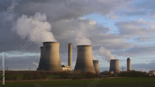 Didcot A Power Station time lapse Pro Res 4:2:2 photo