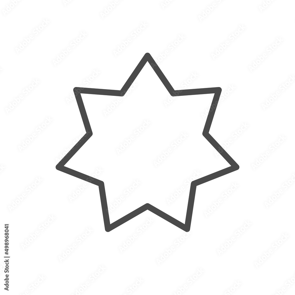 Star vector icon. Simple pictogram. Star vector icon. Simple pictogram.