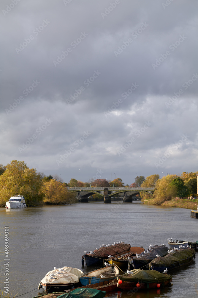 view across the river in Richmond