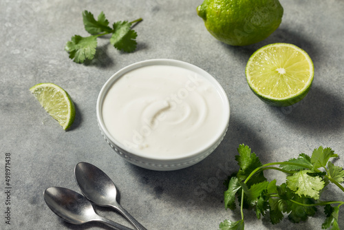 Homemade Creamy Mexican Crema Dip