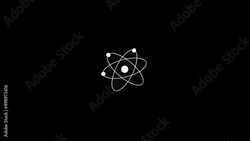 animated school icon on alpha channel