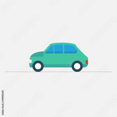 flat icons for Car side view vector illustrations