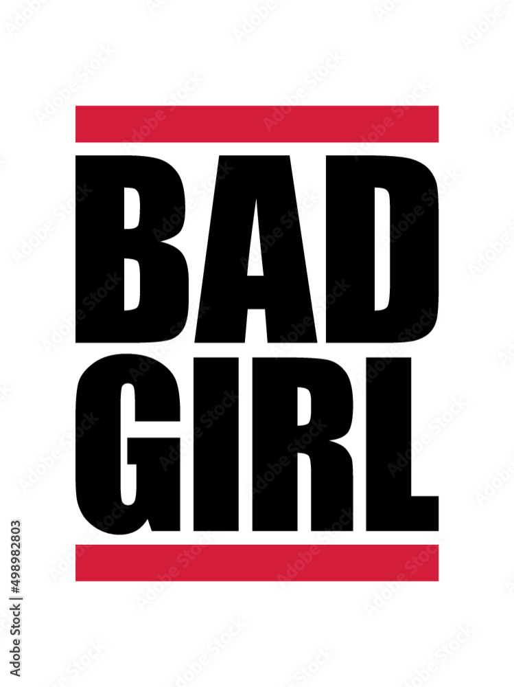 Fototapeta premium Streifen Bad Girl 