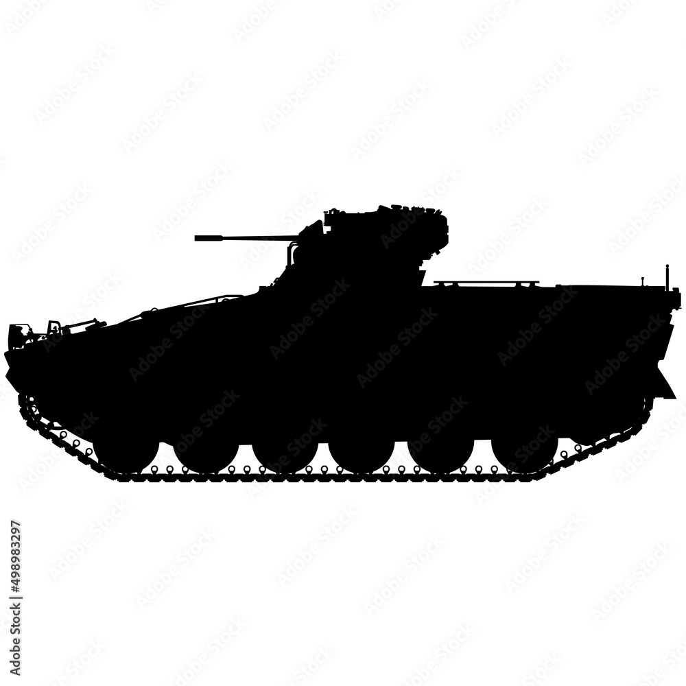 Marder (IFV) infantry fighting vehicle main battle tank, german army armoured fighting vehicle military vehicle. Detailed realistic silhouette Marder (IFV) infantry fighting vehicle main battle tank, german army armoured fighting vehicle military vehicle. Detailed realistic silhouette