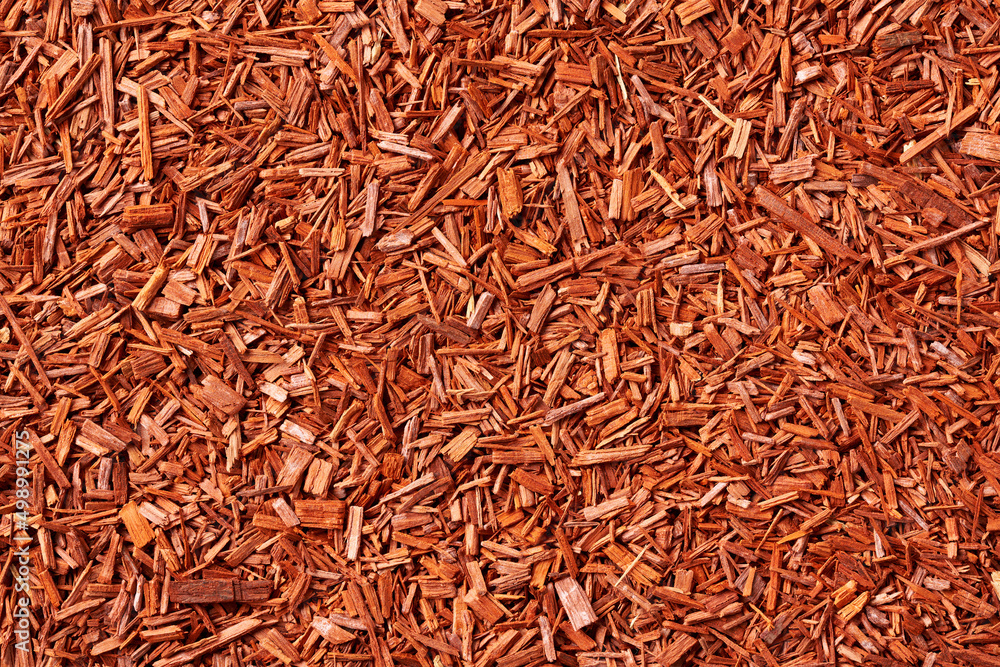Background made of red sandalwood - copy space Background made of red sandalwood - copy space