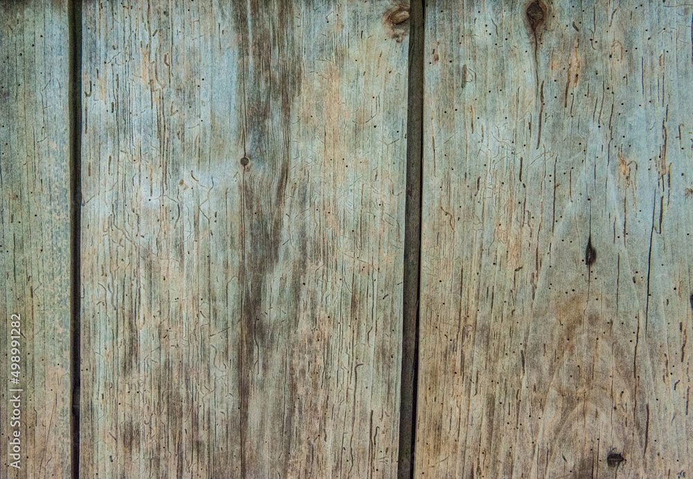 Naklejka premium Wooden background with old logs