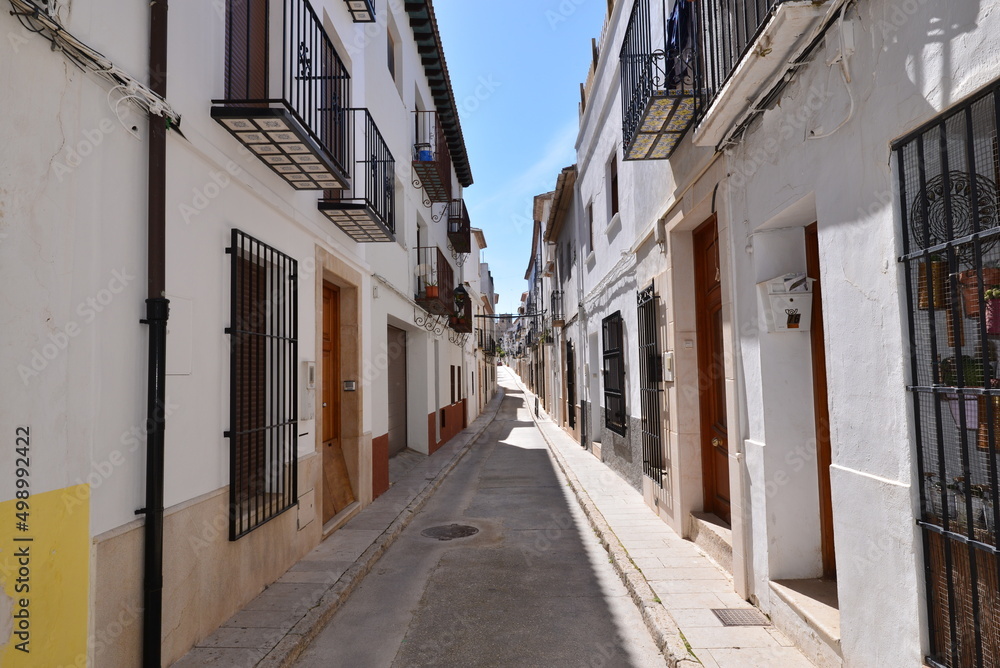 Typisch spanische Straße
