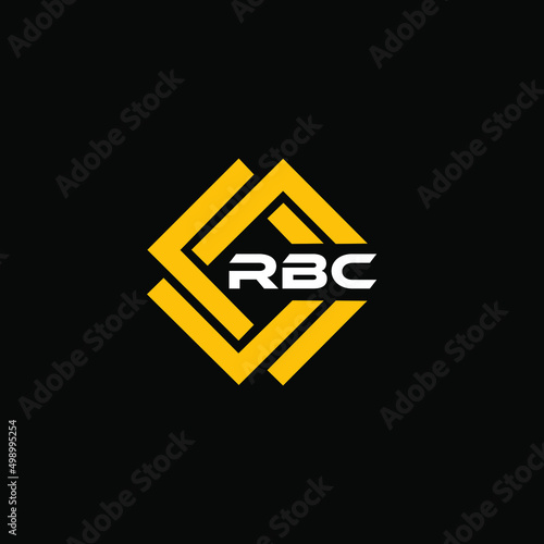  RBC 3 letter design for logo and icon.RBC monogram logo.vector illustration.