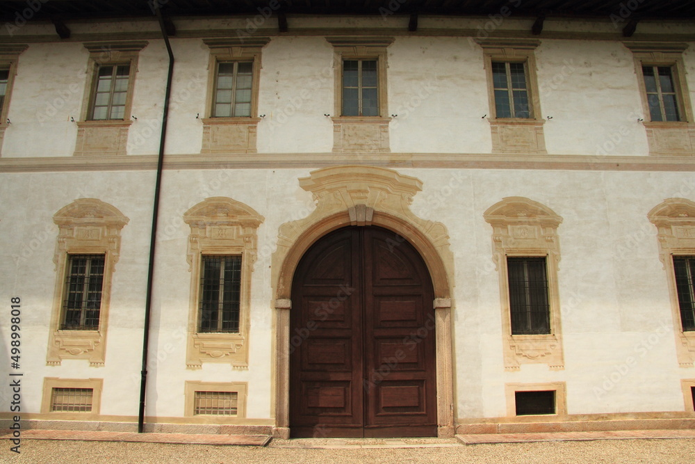 A visit in the monastery of Pavia, Italy