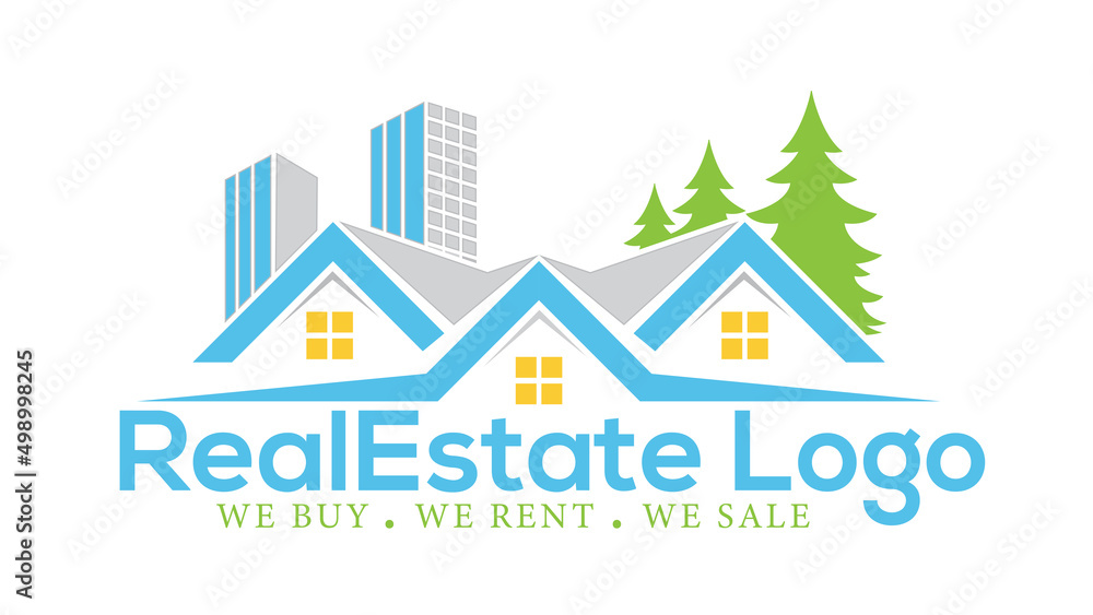 Real Estate Vector Logo Design 