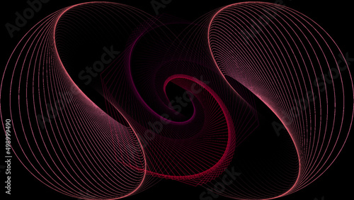 Ilustración vectorial abstracta de formas geométricas con degradado