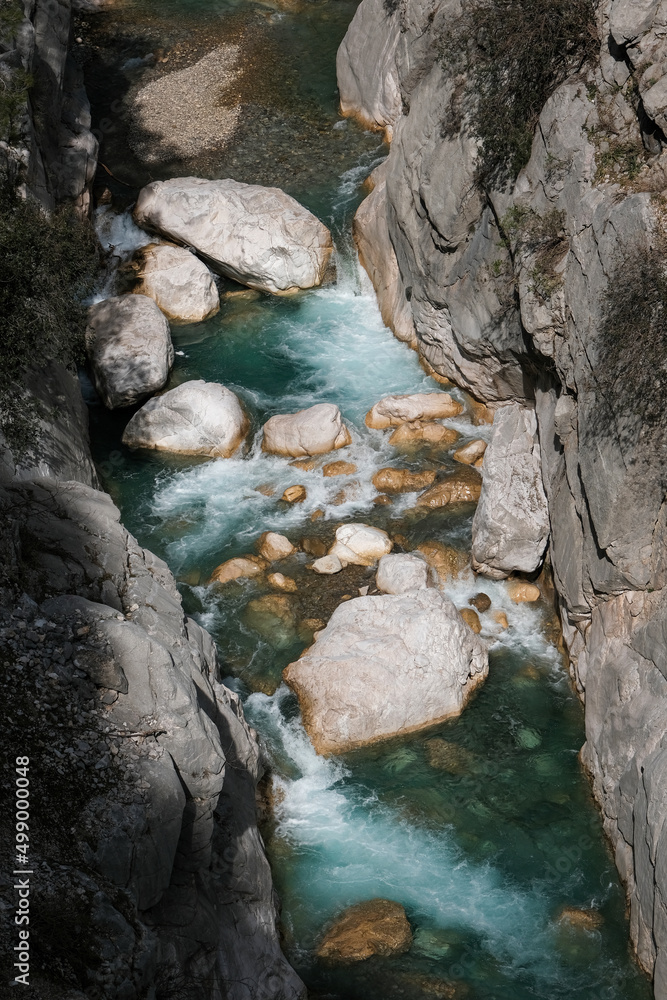 Goynuk Canyon in Beydaglari Coastal National Park, Antalya Province, Turkey. Goynuk Canyon in Beydaglari Coastal National Park, Antalya Province, Turkey.
