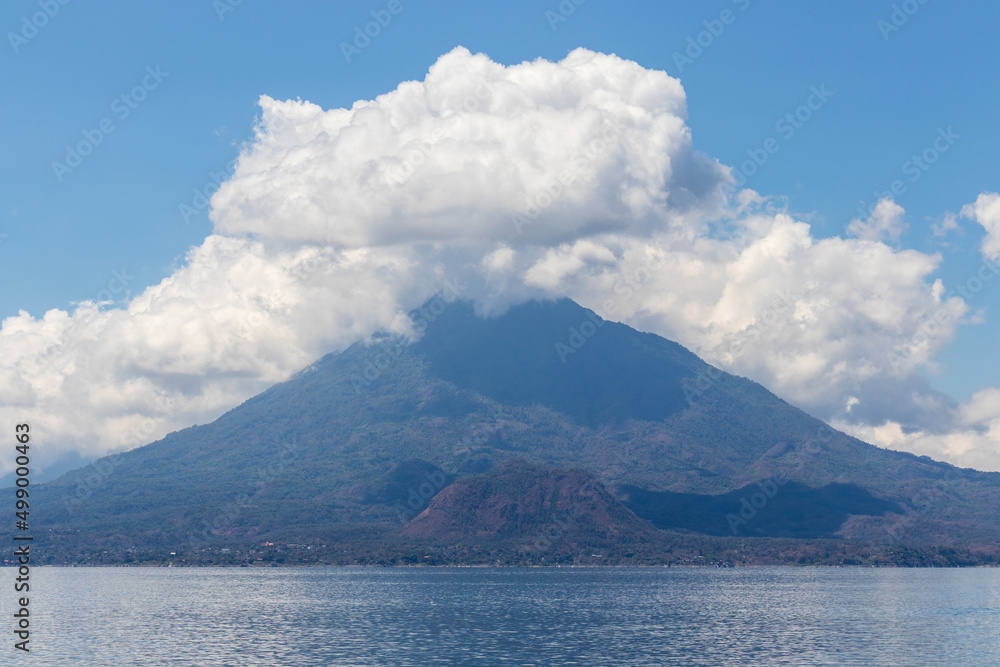 volcano in lake atitlan, Guatemala landscape
