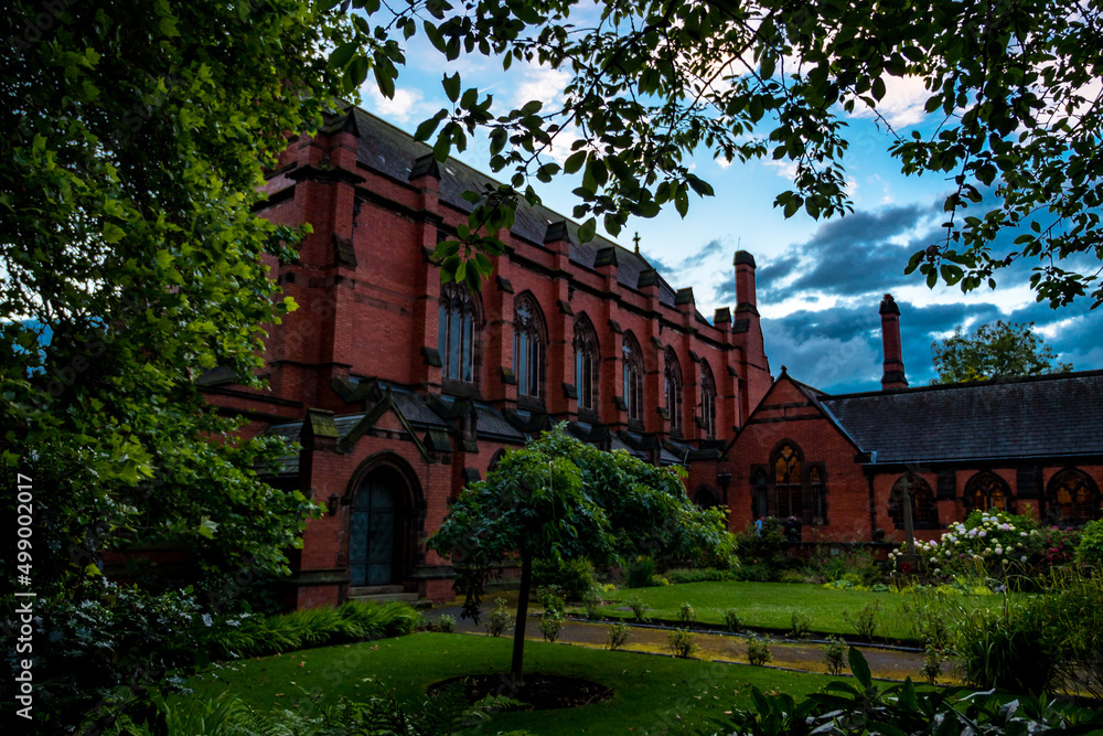 Liverpool Kirche in Abenddämmerung Liverpool Kirche in Abenddämmerung