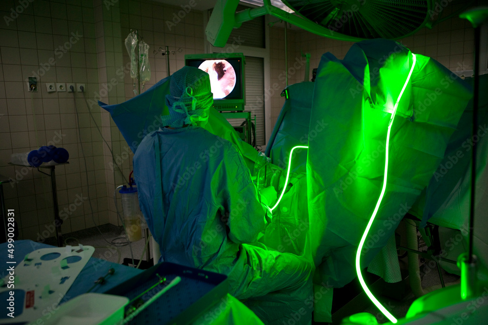 Laser surgery for the treatment of benign prostatic hyperplasia. Photos |  Adobe Stock